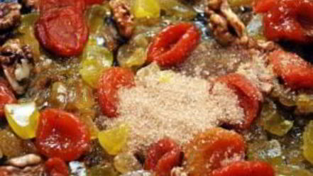 Рецепт постной рисовой каши с сухофруктами