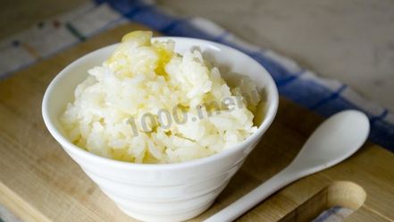 Рецепт рисовой каши на воде с топленым маслом
