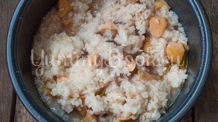 Рецепт рисовой каши с айвой в мультиварке