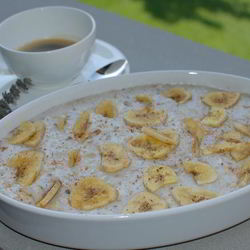 Рецепт Рисовой каши с бананами и мускатным орехом