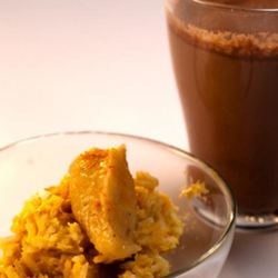 Рецепт Рисовой каши с банановой карамелью и какао