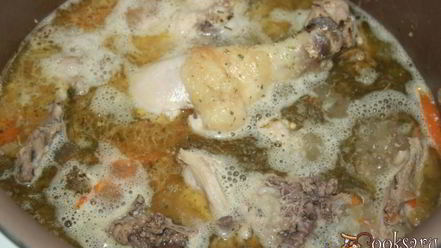 Рецепт рисовой каши с домашней курицей в мультиварке