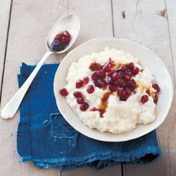 Рецепт Рисовой каши с гранатовым сиропом