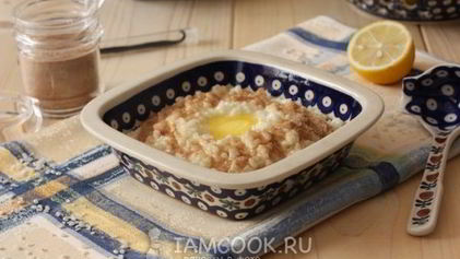 Рецепт Рисовой каши с корицей