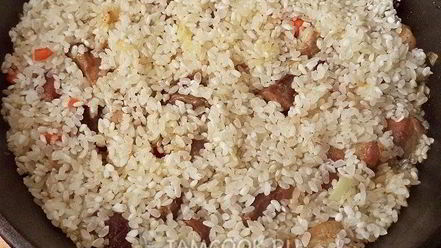 Рецепт рисовой каши с мясом
