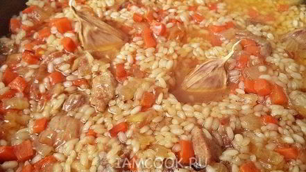 Рецепт рисовой каши с мясом