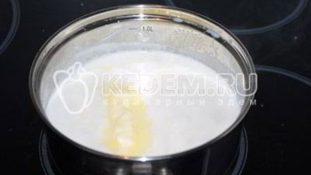 Рецепт рисовой каши с персиком