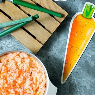 Рецепт Рисовой каши с тыквенным пюре и морковью