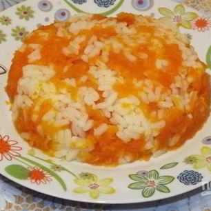 Рецепт Рисовой каши с тыквой на воде