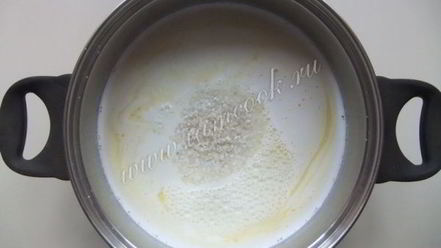 Рецепт рисовой каши с вишневым киселем