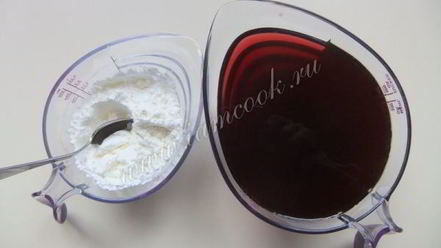 Рецепт рисовой каши с вишневым киселем