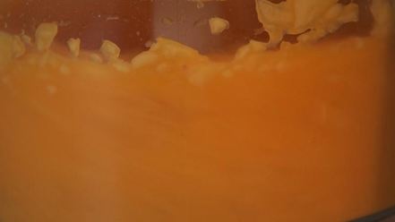 Рецепт рисовой каши с жареным яблоком и кремом из манго