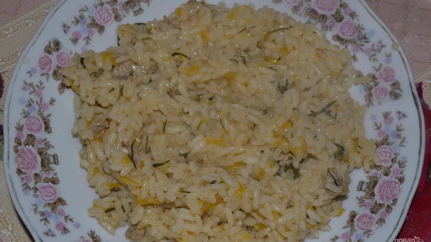 Рецепт рисовой каши со свининой