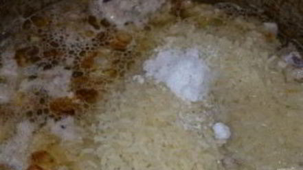 Рецепт рисовой каши со свининой