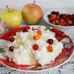 Рецепт Рисовой каши в духовке в горшочке на молоке