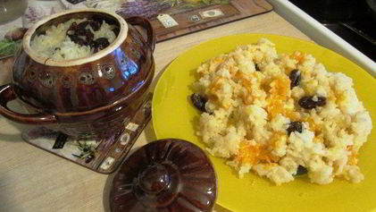 Рецепт Рисовой каши в горшочке