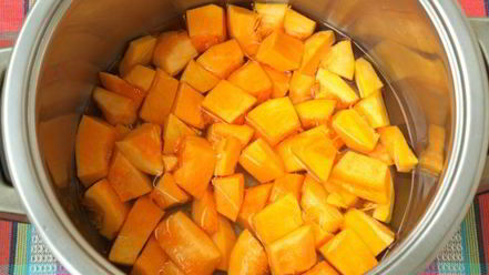 Рецепт тыквенно-рисовой каша на молоке