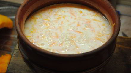 Рецепт тыквенной каши, запеченой в горшочке