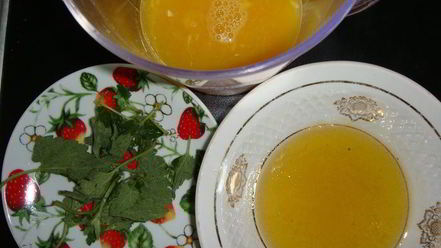 Рецепт апельсинового напитка с мелиссой