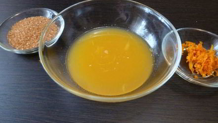 Рецепт блинчиков с сиропом из цитрусовых