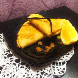 Рецепт Блинчиков в ванильно-цитрусовом сиропе