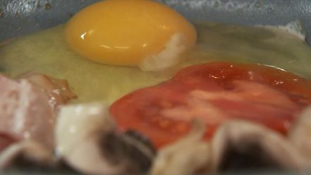 Рецепт английского завтрака и чай с молоком