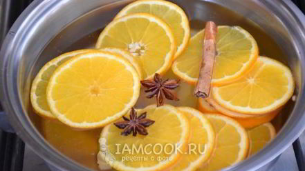 Рецепт чая с апельсином и корицей