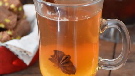 Рецепт чая с апельсином и корицей