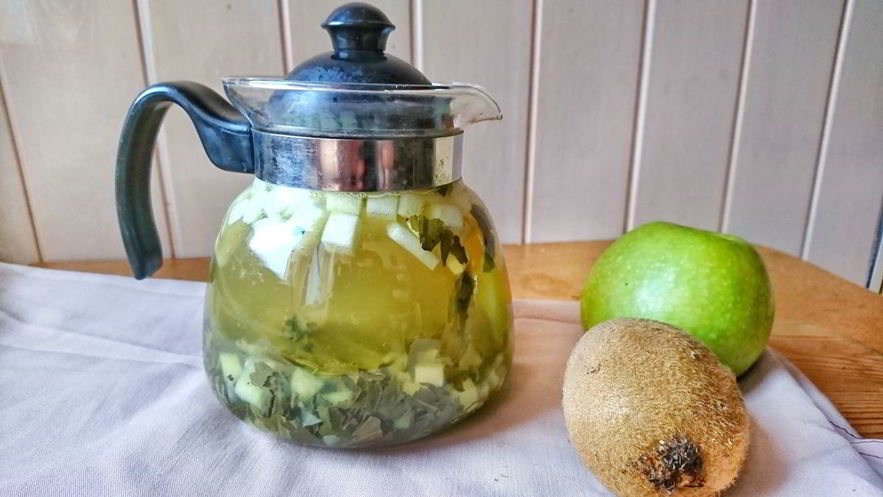 Рецепт чая с киви