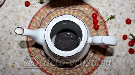 Рецепт чая с вишней