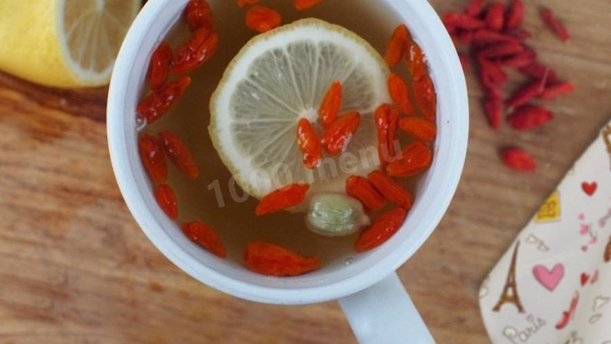 Рецепт черного чая с ягодами годжи