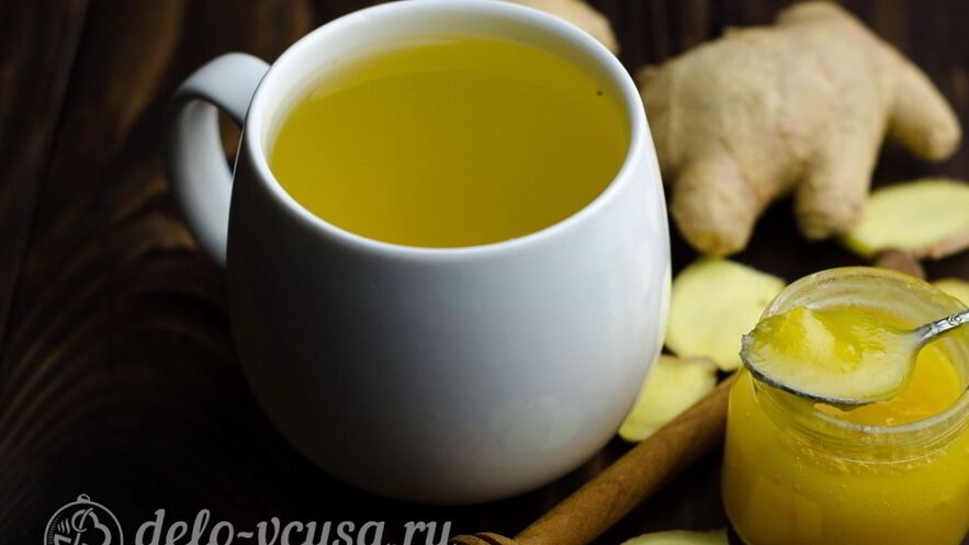 Рецепт имбирного чая с медом