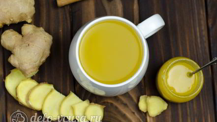 Рецепт имбирного чая с медом