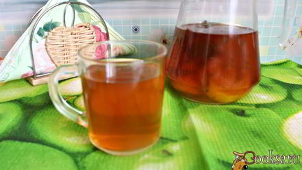 Рецепт холодного чая с мятой, имбирем и лимоном