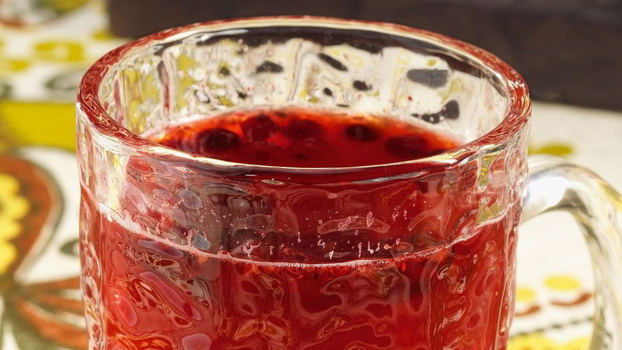 Рецепт клюквенно-малинового чай