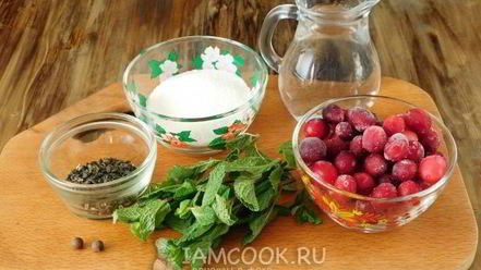 Рецепт клюквенного чая