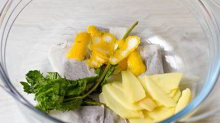 Рецепт ледяного чая с имбирем, лимоном и мятой