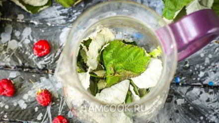 Рецепт малинового чая