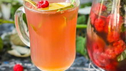 Рецепт малинового чая