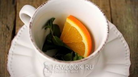 Рецепт мятного чая с апельсином