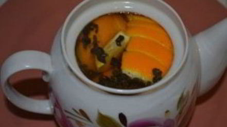 Рецепт зеленого чая с апельсином