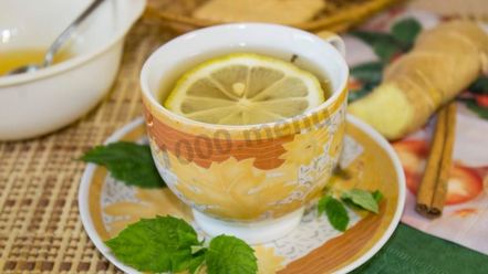 Рецепт зеленого чая с имбирем лимоном и медом