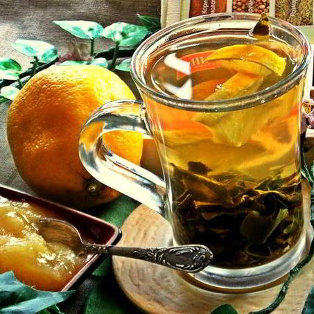 Рецепт Зеленого чая с медом и лимоном