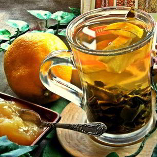 Рецепт Зеленого чая с медом и лимоном