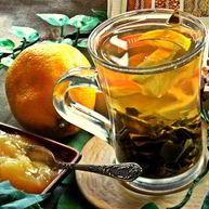 Рецепт Зеленого чая с медом и лимоном