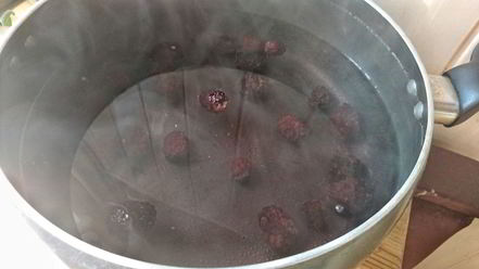 Рецепт чайного напитка с ежевикой и мятой