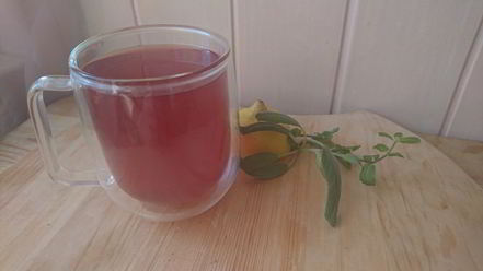 Рецепт чайного напитка с ежевикой и мятой