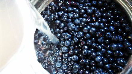 Рецепт чернично-яблочного напиток