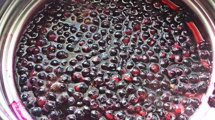 Рецепт чернично-яблочного напиток