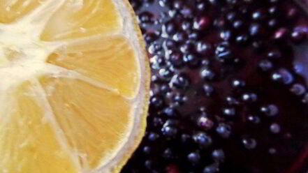 Рецепт чернично-яблочного напиток